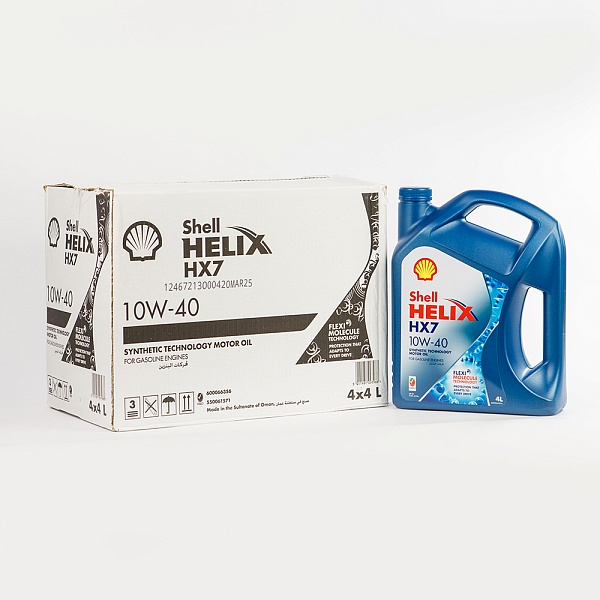 Моторное масло Shell Helix HX7 SP 10W-40 (A3/B4), MB 229.3, (Оман), (4л)