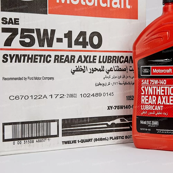 Трансмиссионное масло Ford Motorcraft Rear Axle lubricant 75W-140, (Мост / МКПП), (США), (0,946л)