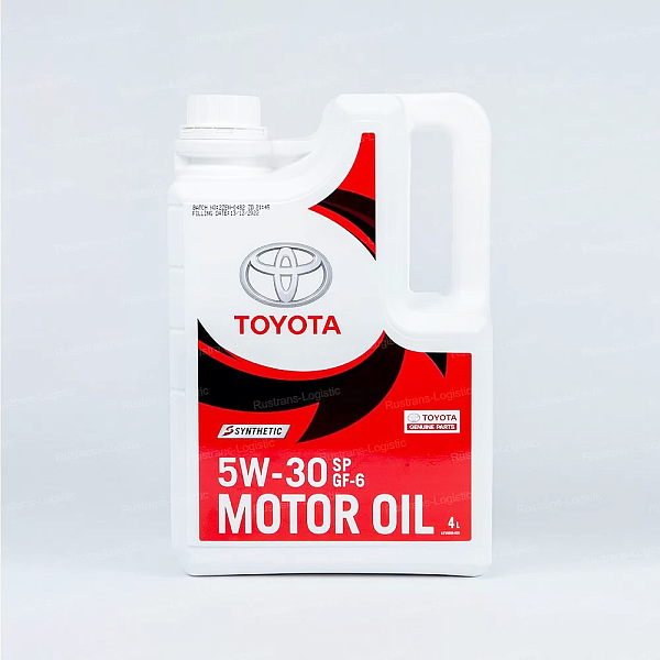 Моторное масло Toyota SP 5W-30 / ILSAC GF-6A, для бенз. двигателей, (Дубай), (4л)
