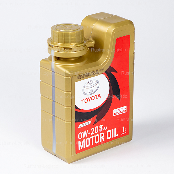 Моторное масло Toyota SP 0W-20 / ILSAC GF-6A, для бенз. двигателей, (Дубай), (1л)