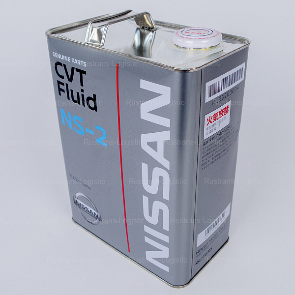 Трансмиссионное масло Nissan CVT Fluid NS-2, для вариаторов, (Япония), (4л)