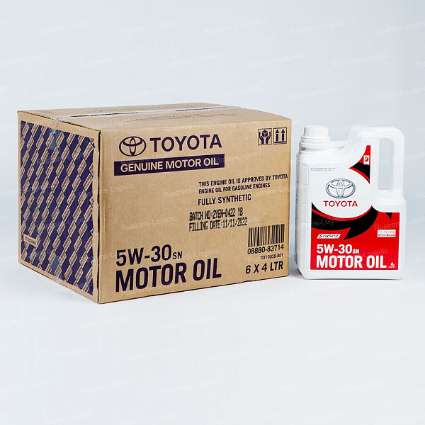 Моторное масло Toyota SN 5W-30 / ILSAC GF-5, для бенз. двигателей, (Дубай), (4л)