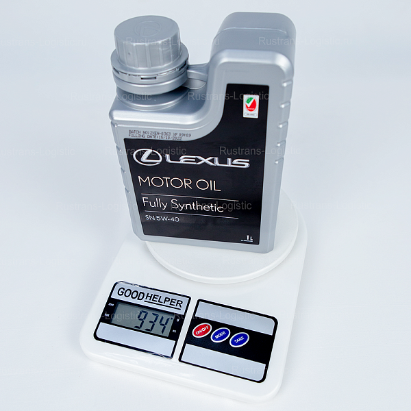 Моторное масло Lexus SN 5W-40 / ILSAC GF-5, для бенз. двигателей, (Дубай), (1л)