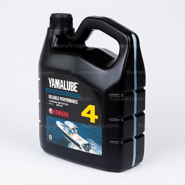 Моторное масло YAMALUBE 4Т SJ 10W-40, для 4-такт. лодочных моторов 4 Stroke, (Сингапур), (4л) 
