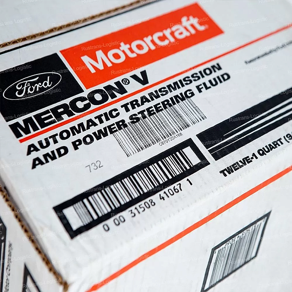 Трансмиссионное масло Ford Motorcraft ATF Mercon V, для АКПП / ГУР (красный), (США), (0,946л)