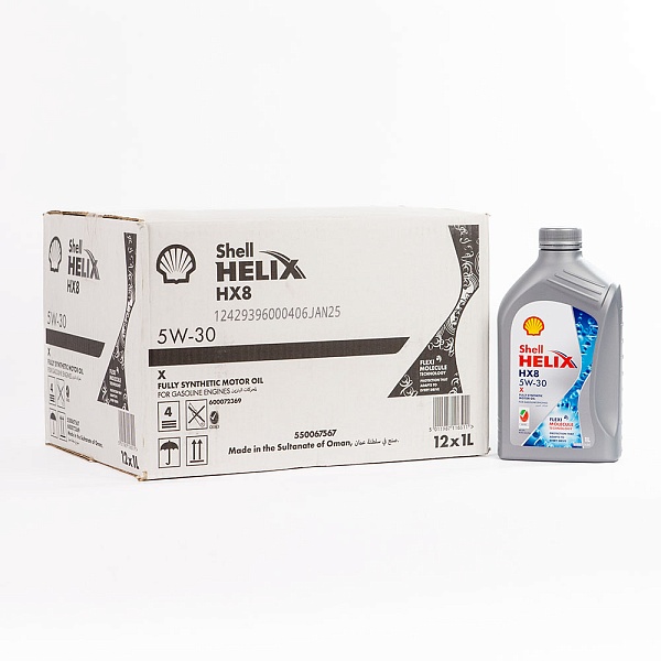 Моторное масло Shell Helix HX8 X SP 5W-30 (A3/B4), MB 229.5, (Оман), (1л)