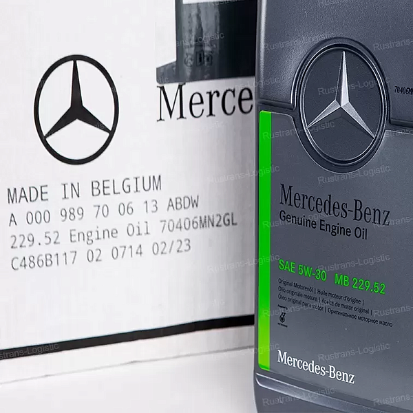 Моторное масло Mercedes-Benz 5W-30 / MB 229.52, бензин/дизель, (Бельгия), (5л.)