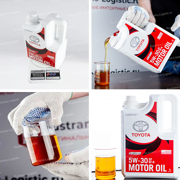 Моторное масло Toyota SP 5W-30 / ILSAC GF-6A, для бенз. двигателей, (Дубай), (4л)