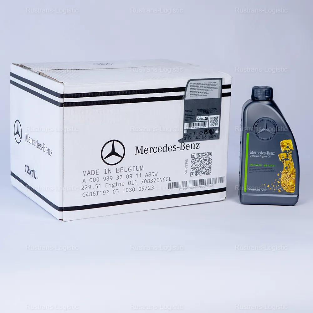 Моторное масло Mercedes-Benz 5W-30 / MB 229.51, бензин/дизель, (Бельгия), (1л.)