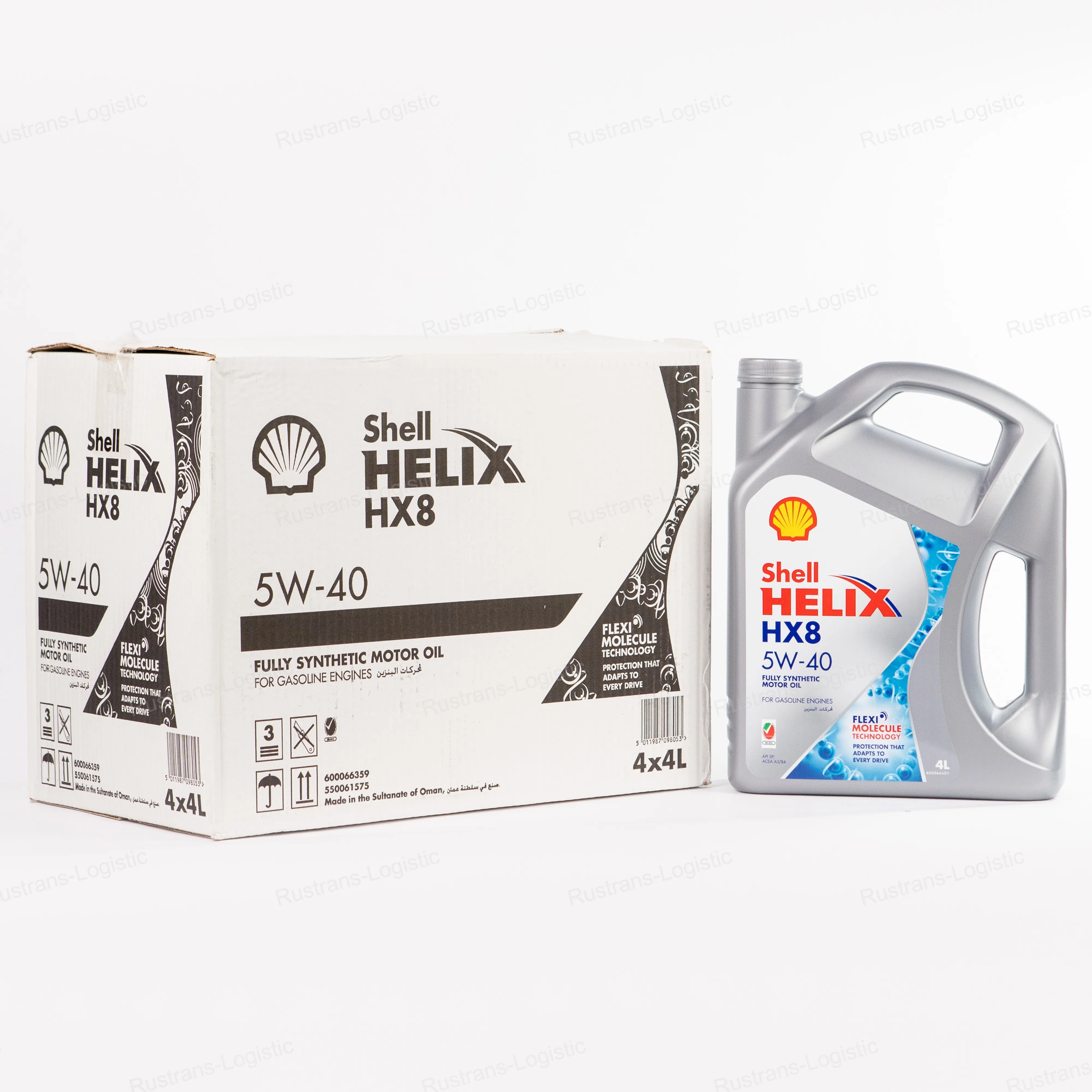 Моторное масло Shell Helix HX8 SP 5W-40 (A3/B4), MB 229.3, (Оман), (4л)