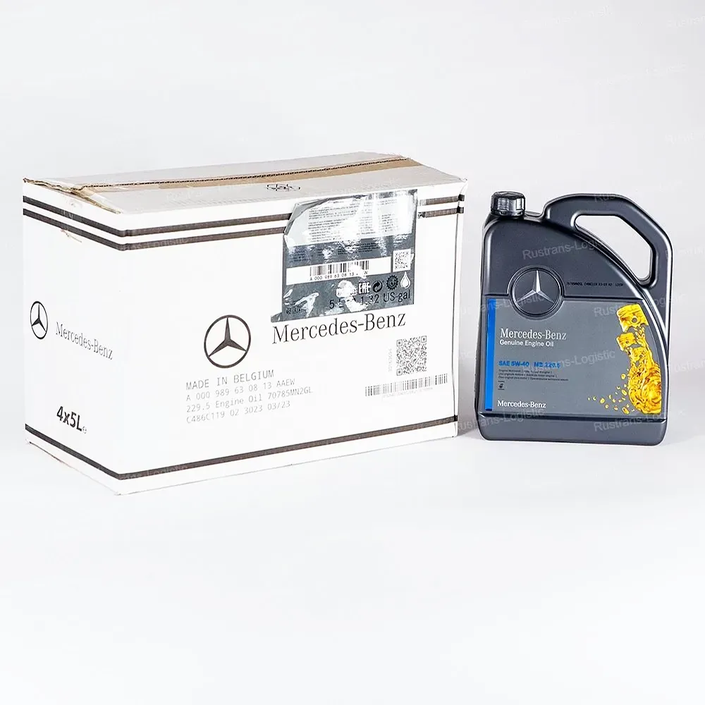 Моторное масло Mercedes-Benz 5W-40 / MB 229.5, бензин/дизель, (Бельгия), (5л)