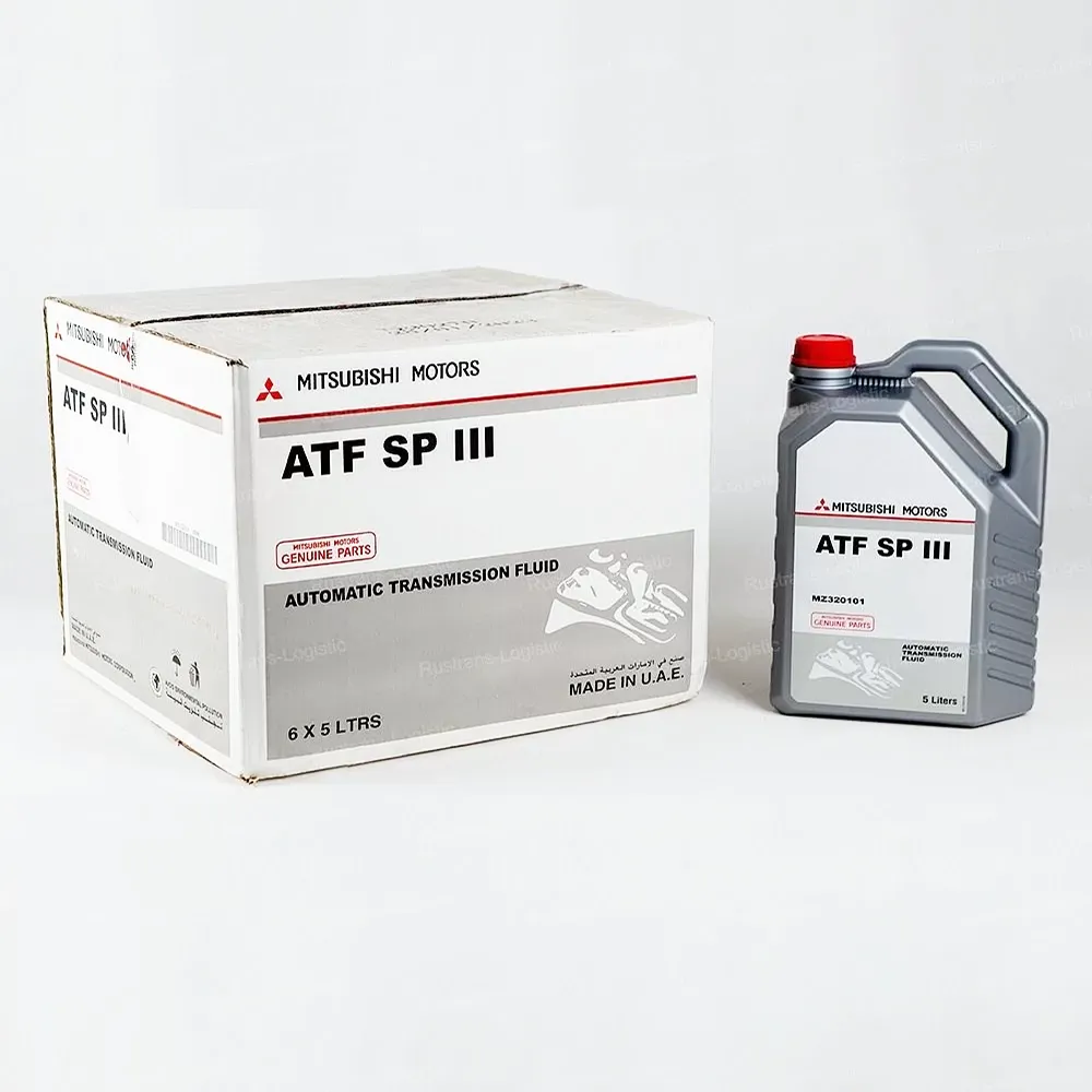 Трансмиссионное масло Mitsubishi ATF SP-III, для АКПП и ГУР, (Дубай), (5л)