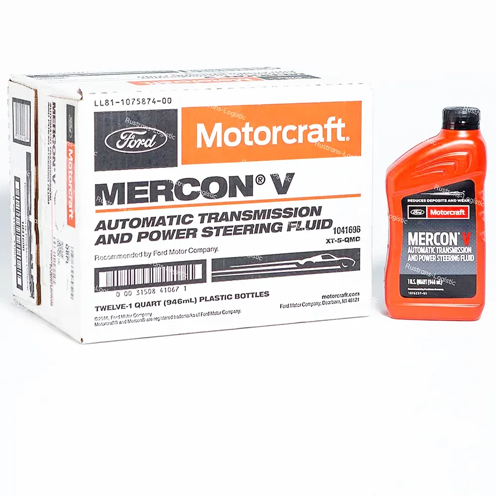 Трансмиссионное масло Ford Motorcraft ATF Mercon V, для АКПП / ГУР (красный), (США), (0,946л.)